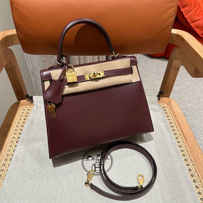 Kelly 25 Rouge H Luxury Bag