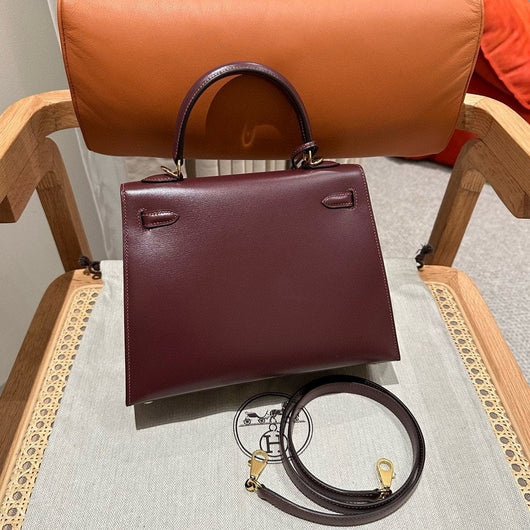 Kelly 25 Rouge H Luxury Bag