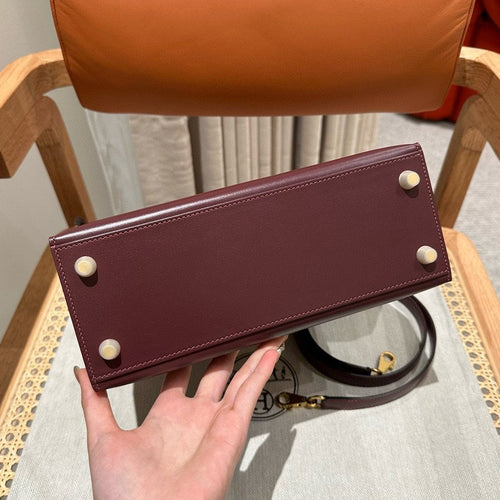 Kelly 25 Rouge H Luxury Bag