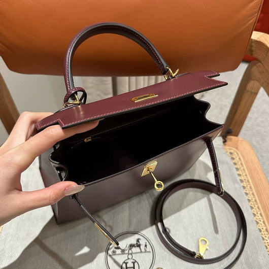 Kelly 25 Rouge H Luxury Bag