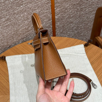 Kelly Mini II Gold Luxury Bag