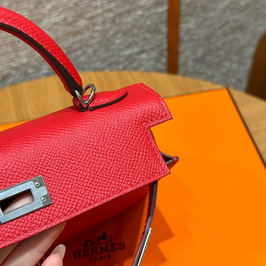 Kelly Mini II Rouge Casaque Luxury Bag