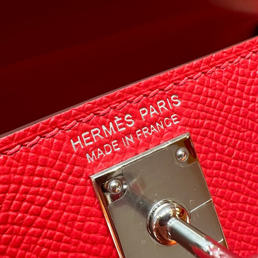 Kelly Mini II Rouge Casaque Luxury Bag