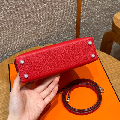 Kelly Mini II Rouge Casaque Luxury Bag