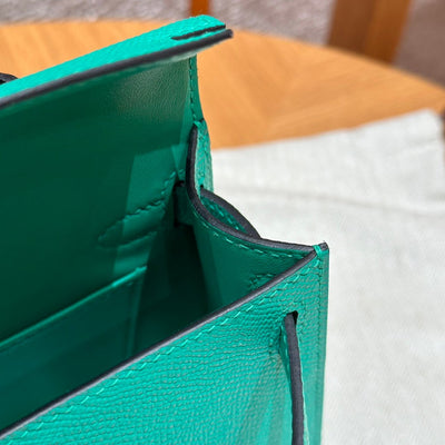 Kelly Mini II Vert Jade Luxury Bag