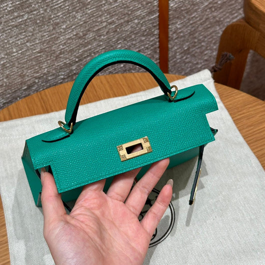 Kelly Mini II Vert Jade Luxury Bag