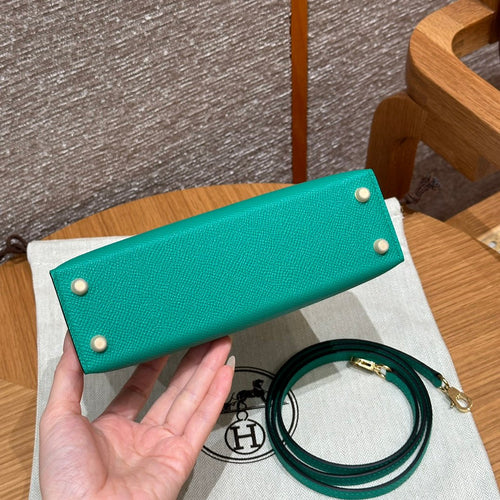 Kelly Mini II Vert Jade Luxury Bag