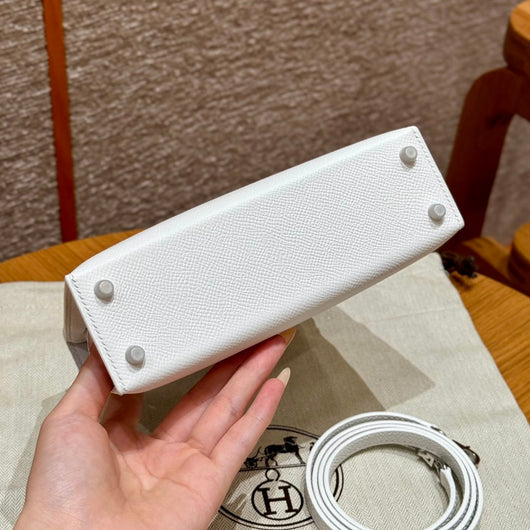 Kelly Mini II Blanc Luxury Bag