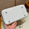 Birkin 25 Blanc Lime Luxury Bag