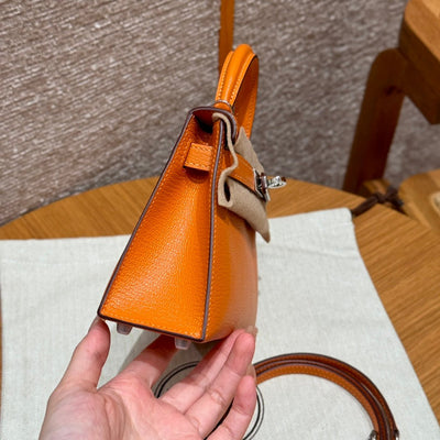 Kelly Mini II Orange Luxury Bag