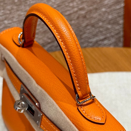 Kelly Mini II Orange Luxury Bag
