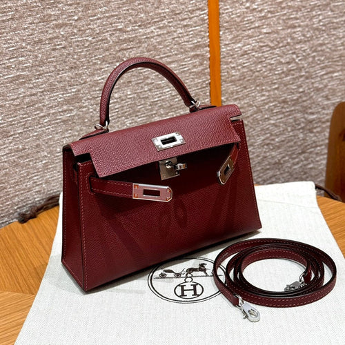 Kelly Mini II Rouge H Luxury Bag