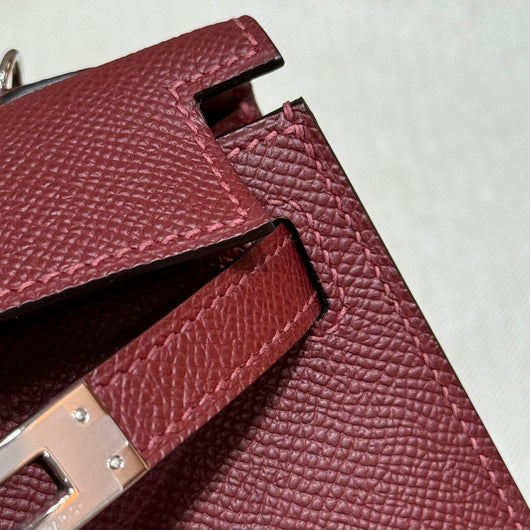 Kelly Mini II Rouge H Luxury Bag