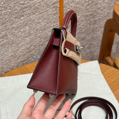 Kelly Mini II Rouge H Luxury Bag