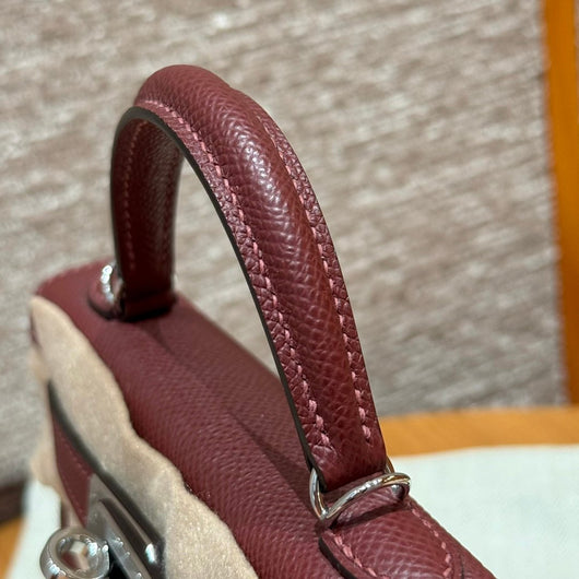 Kelly Mini II Rouge H Luxury Bag