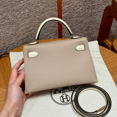 Kelly Mini II Trench Nata Luxury Bag