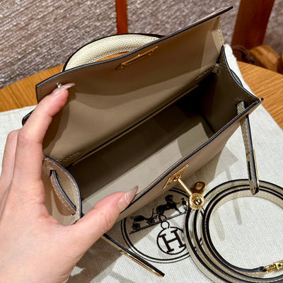 Kelly Mini II Trench Nata Luxury Bag