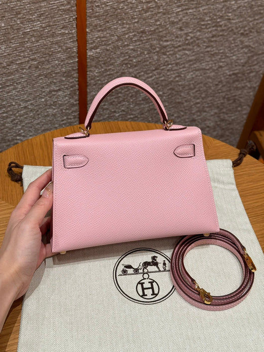 Kelly Mini II Rose Sakura Luxury Bag