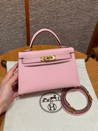 Kelly Mini II Rose Sakura Luxury Bag