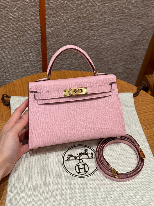 Kelly Mini II Rose Sakura Luxury Bag