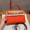 Kelly Mini II Feu Luxury Bag