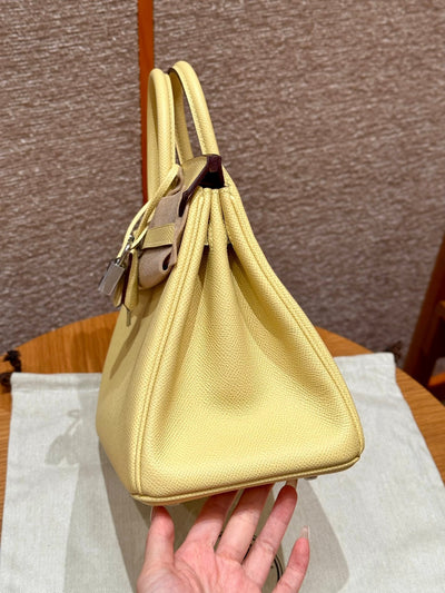 Birkin 25 Jaune Poussin Luxury Bag