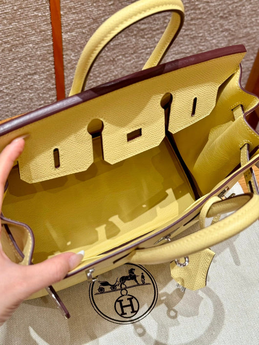 Birkin 25 Jaune Poussin Luxury Bag