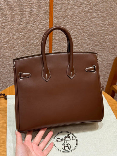 Birkin 25 Chocolate Luxury Bag