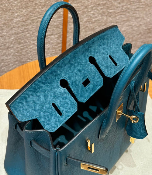 Birkin 25 Vert Bosphore Luxury Bag