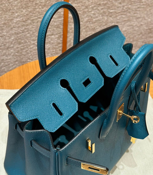 Birkin 25 Vert Bosphore Luxury Bag