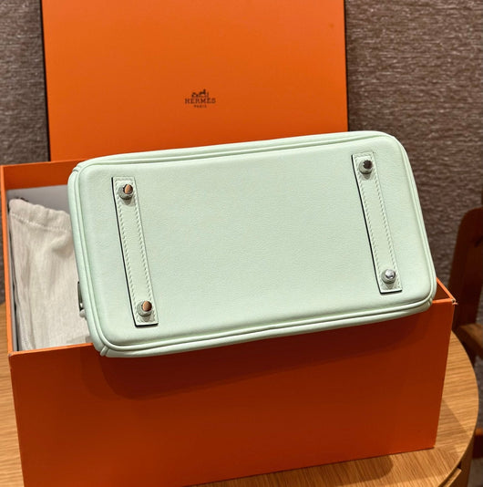 Birkin 25 Vert Fizz Luxury Bag