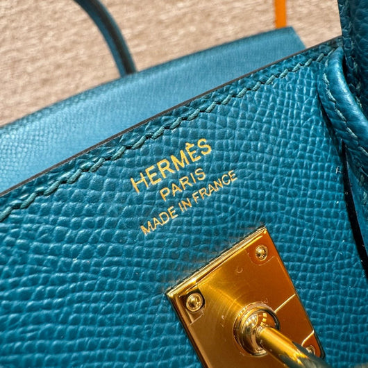 Birkin 25 Vert Bosphore Luxury Bag