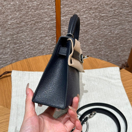 Kelly Mini II Blue Indigo And M Blue Encer Luxury Bag