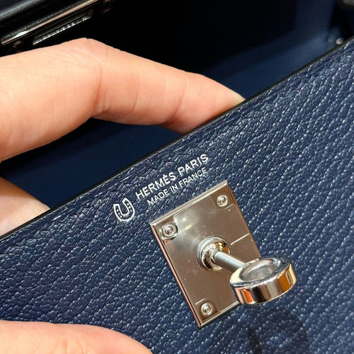 Kelly Mini II Blue Indigo And M Blue Encer Luxury Bag