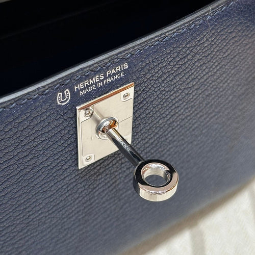 Kelly Mini II Blue Indigo And M Blue Encer Luxury Bag