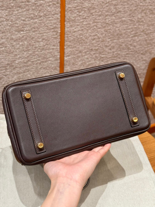 Birkin 25 Chocolate Luxury Bag