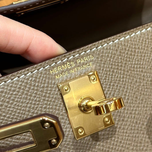 Kelly Mini II Etoupe Luxury Bag