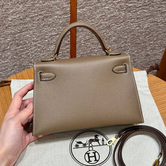Kelly Mini II Etoupe Luxury Bag
