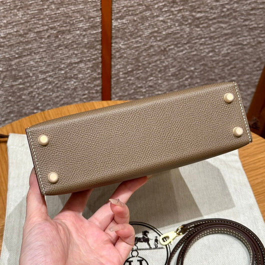 Kelly Mini II Etoupe Luxury Bag