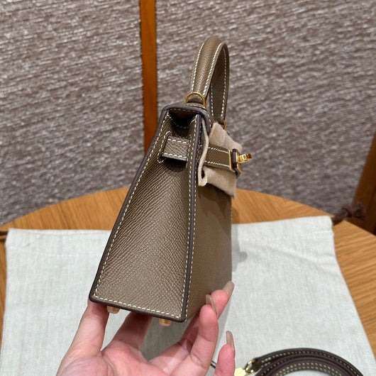 Kelly Mini II Etoupe Luxury Bag