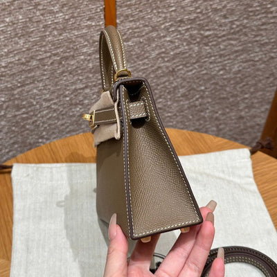 Kelly Mini II Etoupe Luxury Bag