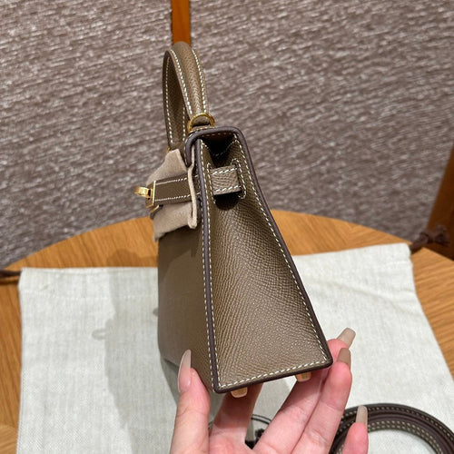 Kelly Mini II Etoupe Luxury Bag