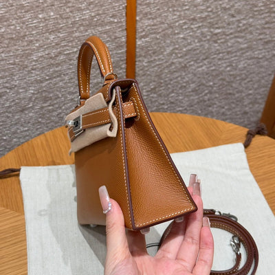 Kelly Mini II Gold Luxury Bag