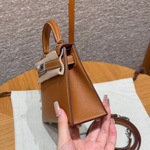 Kelly Mini II Gold Luxury Bag
