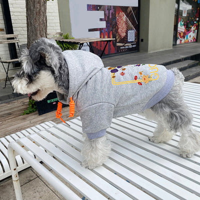 Floral Trend Pup Hoodie