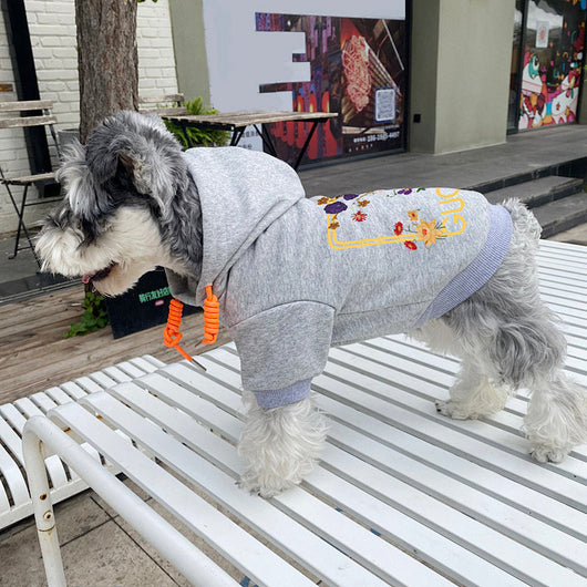 Floral Trend Pup Hoodie