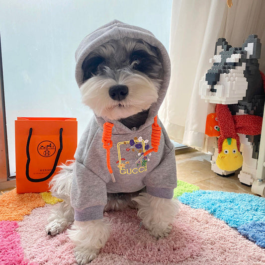 Floral Trend Pup Hoodie