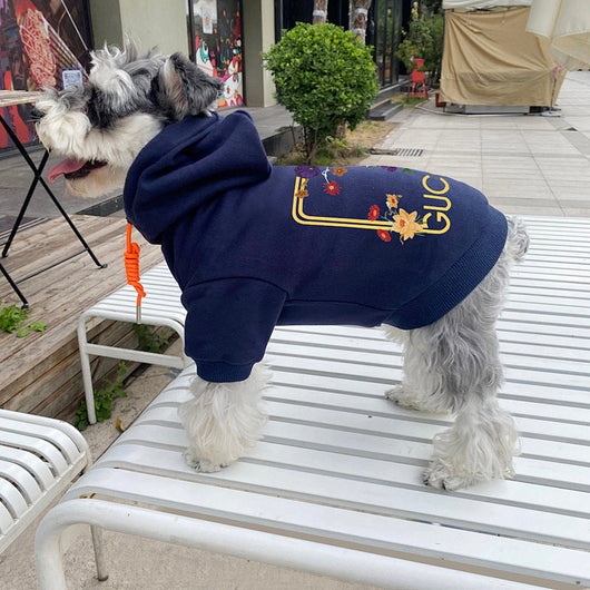 Floral Trend Pup Hoodie