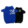 Dogs Blue Black Sleek Sweater