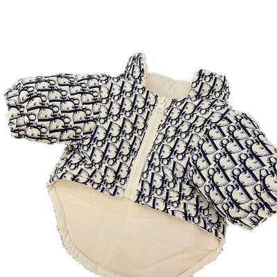 Luxury Dog Rain Jacket Dog Cotton Vibrant Clothes